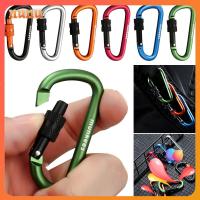 NUNU 69.832มม. รูปร่าง D เครื่องมือกลางแจ้ง Carabiner ปีนเขา ล็อคความปลอดภัย ล็อค quickdraws หัวเข็มขัดปีนเขามืออาชีพ