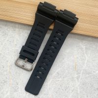 svsfbtdj Rubber Strap For Casio AE-1000w AQ-S810W SGW-400H AEQ-110W W-735H Black Silicone Waterproof Watchband Strap Watch Wrist Bracelet