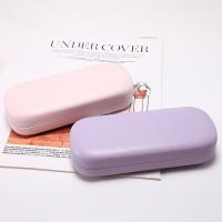 New Glasses Case Sunglasses Case Stylish Anti-stress Leather Glasses Case Student Portable Glasses Storage Box Funda Gafas Mujer