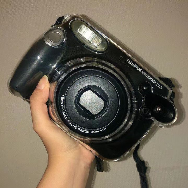 พีวีซีใสใสกล้องกรณีคริสตัลถุงป้องกันปกคลุมสำหรับ-fujifilm-instax-กว้าง210-200อุปกรณ์เสริมสำหรับกล้องฟิล์มทันที