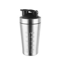 X7AB Stainless Steel Shaker Bottle Whey Protein Powder Mixing Bottles Sport Water Drinking Cup Vacuum Mixer Outdoor Drinkware