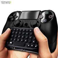 【In Stock】 avk7n0 สำหรับ4 Mutilfunction 2 In 1 Bluetooth Mini Wireless Chatpad Message Keyboard เกมคอนโซลสำหรับ PS4 Controller