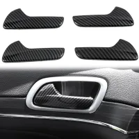 4Pcs Carbon Fiber Pull Grab Panel Handle Cover Accessories for Dodge Durango 2011-2022