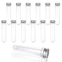 20Pcs Clear Plastic Test Tubes 110Ml Reusable Transparent Container Tubes For Candy Storage Liquids Bath Salts