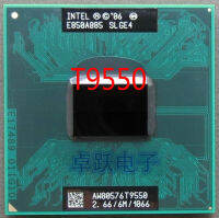 ZZOOI lntel CPU laptop Core 2 Duo T9550 CPU 6M Cache/2.66GHz/1066/Dual-Core GM45/PM45 can work