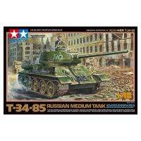 รถ TAMIYA ประกอบแล้วรุ่น1/48โซเวียต34/85ถังขนาดกลาง T - 32599