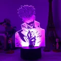 3D Lamp JUJUTSU KAISEN Night Lights Anime USB Lighting Gojo Yuji LED ...