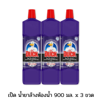 เป็ด โปร น้ำยาล้างห้องน้ำ 900 มล. x 3 ขวด (ม่วง)