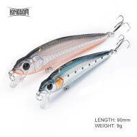 Kingdom 90Mm 9Gเหยื่อตกปลาปลาซิวลอยน้ำได้MovableริมฝีปากJerkbait Hardเหยื่อปลอมเหยื่อประดิษฐ์Wobblersรุ่น5339