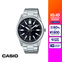 CASIO นาฬิกาข้อมือ CASIO รุ่น MTP-VD02D-1EUDF วัสดุสเตนเลสสตีล สีดำ