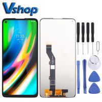 Digitizer ประกอบเต็มตัวเครื่องและหน้าจอ LCD สำหรับ Motorola Moto G9 Plus XT2087-1อะไหล่จอแอลซีดีโทรศัพท์มือถือ