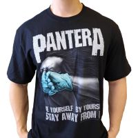 ราคาถูกเสื้อยืดสีดำวงร็อค PANTERA TDM 1789S-5XL