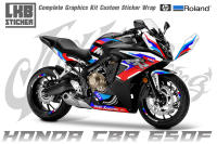 สติ๊กเกอร์แต่งลายรถ Honda Cbr 650F ลาย HP4 V.3