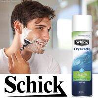 Schick Hydro Sensitive Shave Gel 198ml โฟมเจลโกนหนวดสูตรพิเศษเพื่อการดูแลผิวหลังการโกนที่มีประสิทธิภาพจากต่างประเทศ