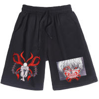 2023 newFive Point Pants Mens Tokyo Ghoul Anime Shorts Japanese Manga Printed Shorts Oversized Streetwear MenWomen Casual Sport Short