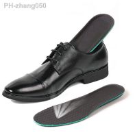 ❀◕◇ Leather breathable insoles are soft and deodorant instant sweat absorption and shock absorption leisure sports insoles mens pad