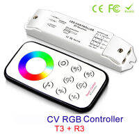 NEW led strip RGB controller DC 12v 24V Receiver mini Dimmer Output Current Max 3Ax3CH &amp; RF Wireless Remote