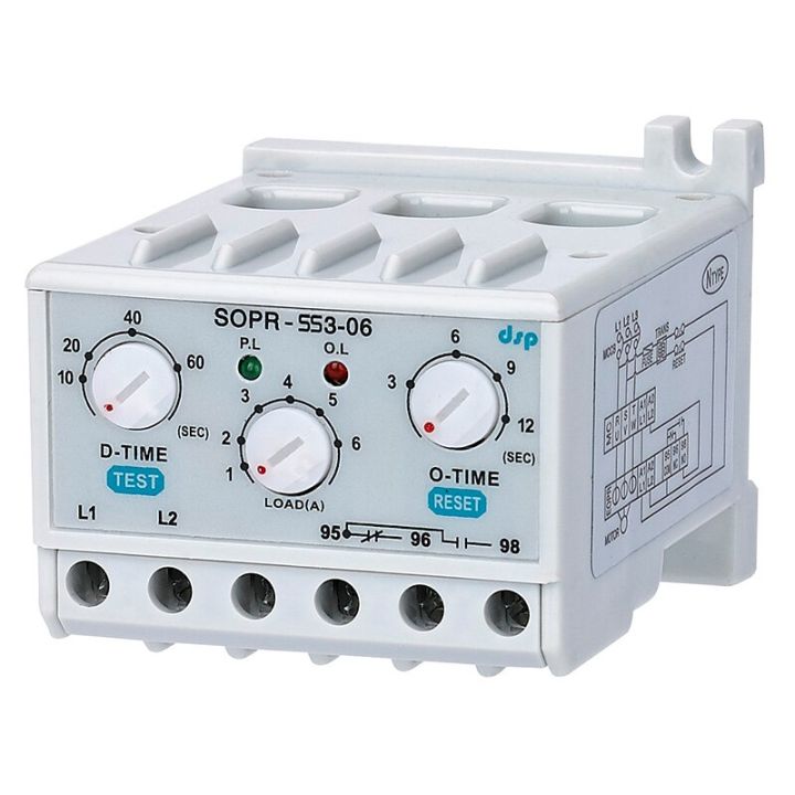 samwha-dsp-รีเลย์-sopr-ss3-440เกินพิกัดอิเล็กทรอนิกส์ตัวป้องกันมอเตอร์เครื่องวัดพิกัด-un-180-460vac