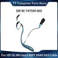 TT DL380ของแท้สำหรับ HP Gen9 P840 8SFF สายเคเบิล SAS 747559-001 784621-001ส่งเร็ว