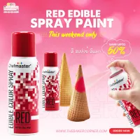 ( Promotion ) สุดคุ้ม สีสเปรย์ สีแดง / Chefmaster RED Edible Spray Paint 1.5oz (3633) ราคาถูก อุปกรณ์ ทาสี บ้าน แปรง ทาสี ลายไม้ อุปกรณ์ ทาสี ห้อง เครื่องมือ ทาสี