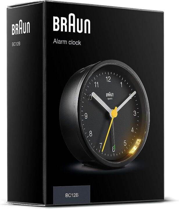 braun-classic-mixed-black-analogue-alarm-clock-home-gift-bundle-alarm-clock