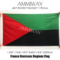 ธงและธง AMMIWAY France Mayotte (ท้องถิ่น) และแบนเนอร์ของฝรั่งเศสในต่างประเทศและของสะสม National Polyster French Flag