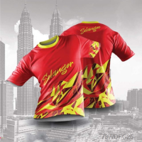 2023 New Mens Tshirt Selangor Negeri Kebanggaanku Summer Fashion T-shirt