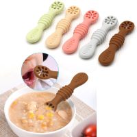 2021 New Baby-Led Weaning Silicone Spoon Learning Feeding Scoop Training Utensils Newborn Toddler Tableware Bowl Fork Spoon Sets