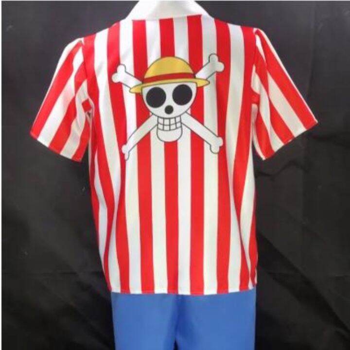 aeozad-uma-pe-a-คอสเพลย์-luffy-เสื้อยืดกางเกงขาสั้น-trajes-para-o-dia-das-bruxas
