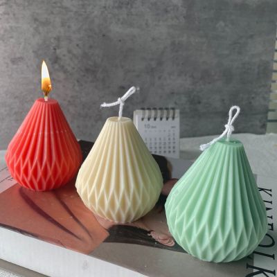 Silicone Candle Making Mold DIY 3D Geometric Scented Candle Wax Mould Resin Epoxy Chocolate Cake Handmade Craft Form for Candles