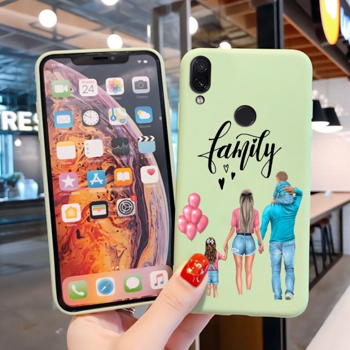 candy-silicone-soft-cover-for-xiaomi-redmi-note-6-7-case-fashion-mother-and-daughter-back-cover-for-redmi-note-6-7-pro-bumper