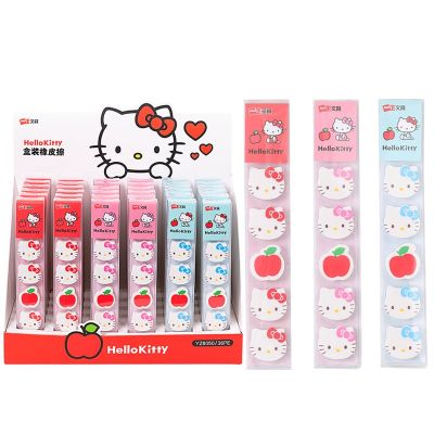 เครื่องยางลบน่ารักแบบ Ruer ขนาดเล็กสำหรับ Sanrio Hello Kitty 36ใบยางลบรูปการ์ตูนของขวัญสำหรับใช้ในออฟฟิซเครื่องเขียนสำหรับเด็ก