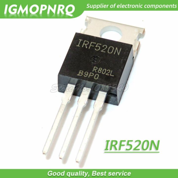 10pcs IRF520 TO220 N channel high  field effect transistor New Original