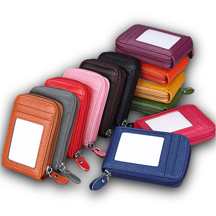 zipper-purse-unisex-id-card-holder-wallet-card-protect-case