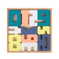 Childrens Number Color Cognitive Jigsaw Puzzle Kindergarten Number Early Education Enlightenment Teaching Aids Wooden Toys