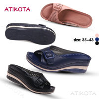 Atikota รองเท้าแตะผู้หญิง,รองเท้าแตะนิ่มกันลื่นทนทานน้ำสวมใส่สบาย