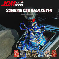 JDM อุปกรณ์เปลี่ยนที่ป้องกันก้านโยกรถยนต์ทั่วไปสไตล์ญี่ปุ่นปรับเองอัตโนมัติเคสผ้า Knop Perseneling Mobil อุปกรณ์ตกแต่งรถยนต์ภายในอะไหล่