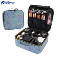 【cw】Female Professional Makeup Organizer Travel Beauty Cosmetic Case For Make Up Bag Bolso Mujer Storage Nail Tool Suitcase ！