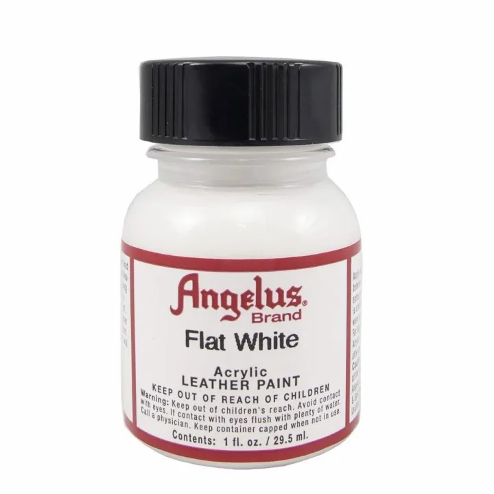 Rebottled Angelus Leather Acrylic Paint FLAT WHITE Finisher No.600