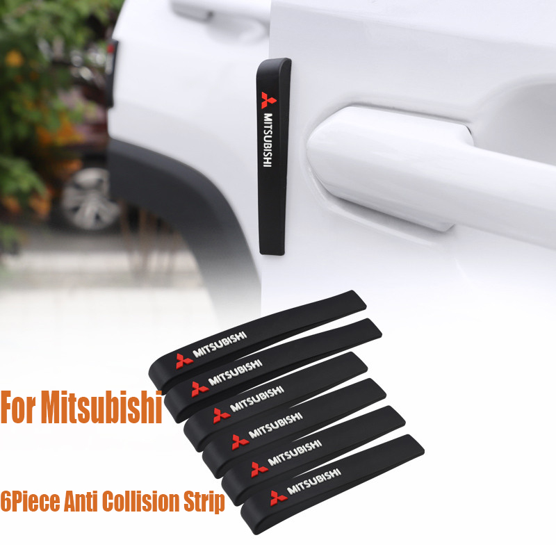 For Mitsubishi Rear Mirror Protector Door Side Edge Protection Guards Stickers
