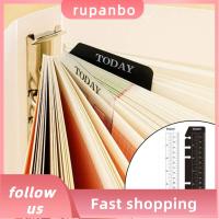 ที่คั่นหนังสือสมุดโน๊ตที่เพิ่มหน้าได้พีวีซี RUPANBO039392692ไม้บรรทัด6รูโปร่งแสงอเนกประสงค์คั่นหน้า A5ที่คั่งหนังสือไม้บรรทัด