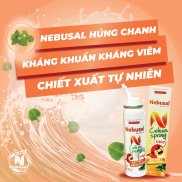 Xịt Rửa Mũi Nebusal Spray Húng Chanh - Giảm Nghẹt Mũi Và Sổ Mũi
