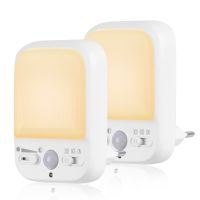 Night Light Socket Dimmable Night Light with Motion Sensor Indoor  30s/60s Automatic On/Off LED Night Light Childrens Socket Night Lights