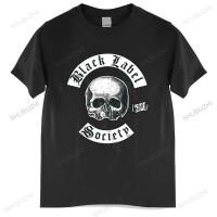 Tshirt Men Black Label Society 1 Tshirt Punk Black Fruit Of The Loom Dtg Male Cotton Teeshirt Bigger Size 100% cotton