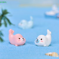 ?【Lowest price】HOMA การ์ตูนน่ารักซีลบอนไซตกแต่งเครื่องประดับเรซินปลาถังปลาดาวเครื่องประดับเครื่องประดับพิพิธภัณฑ์สัตว์น้ำตกแต่งอุปกรณ์เสริม