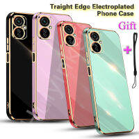 Tecno Spark 9T เคสชุบ TPU Soft ซิลิโคน Traight Edge Electroplated Case ForTecno Spark 9T