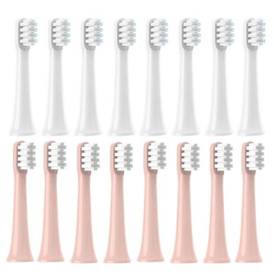 【CC】ↂ✹┅  8PCS Replaceable XIAOMI MIJIA T100 Heads Electric Toothbrush Soft DuPont Bristle Refills Nozzles