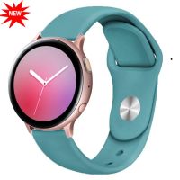 แถบซิลิโคนใหม่ล่าสุด20มม. 22มม. สำหรับ Samsung Galaxy Watch Active 2ปราดเปรียว3เกียร์ S2สายนาฬิกาสายนาฬิกาข้อมือสำหรับ Apple Watch สำหรับ Huami Amazfit Bip