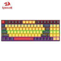 REDRAGON K866 Rainbow USB Mechanical Gaming Wired Keyboard Blue Switch 94 Keys Gamer for Computer PC Laptop
