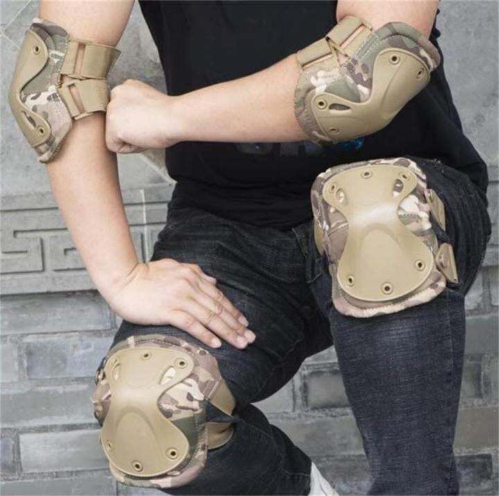 4pcs-tactical-knee-pad-elbow-cs-military-protector-army-outdoor-sport-hunting-kneepad-safety-gear-knee-pads